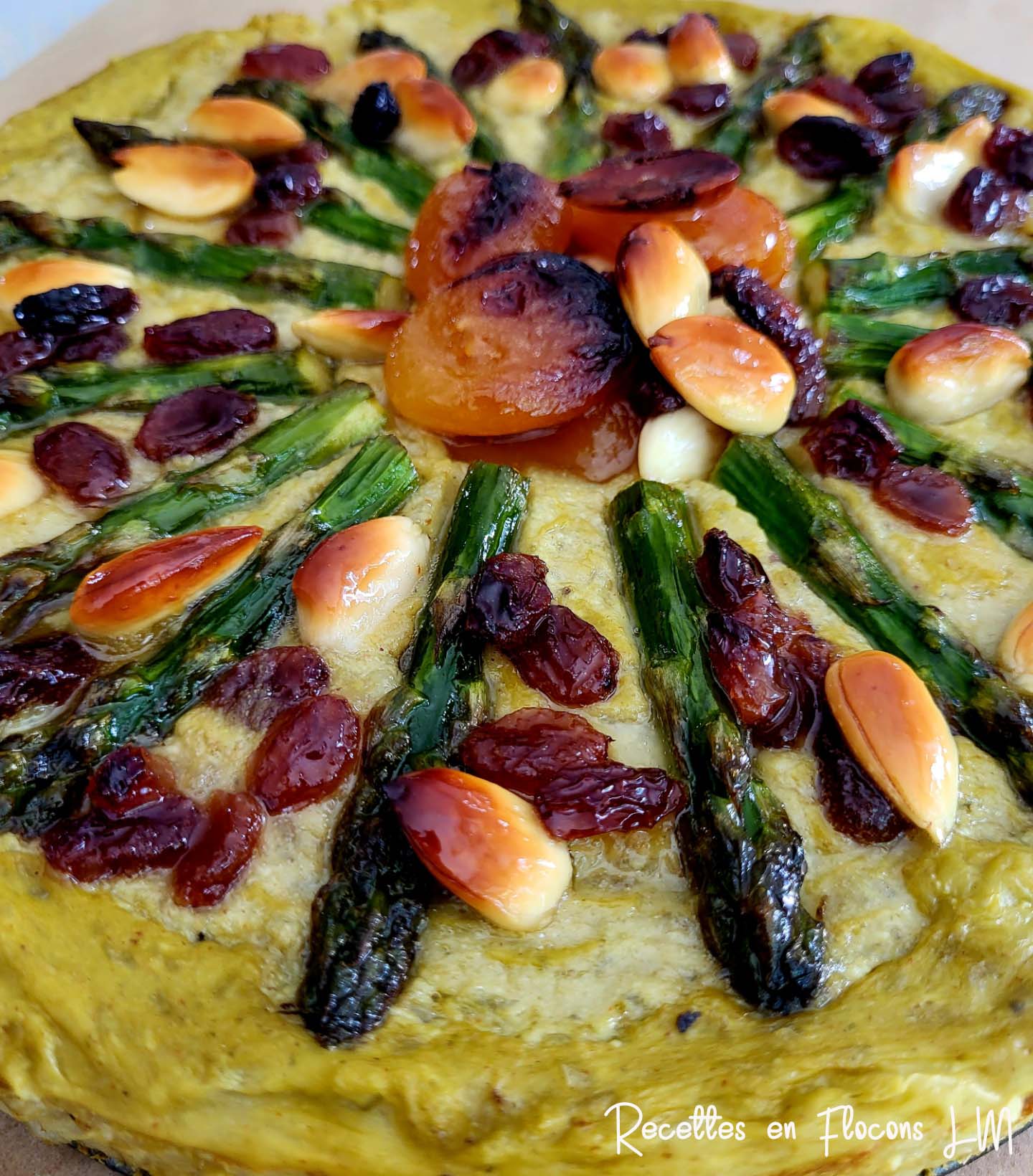 FLAN AUX ASPERGES RECETTES EN FLOCONS