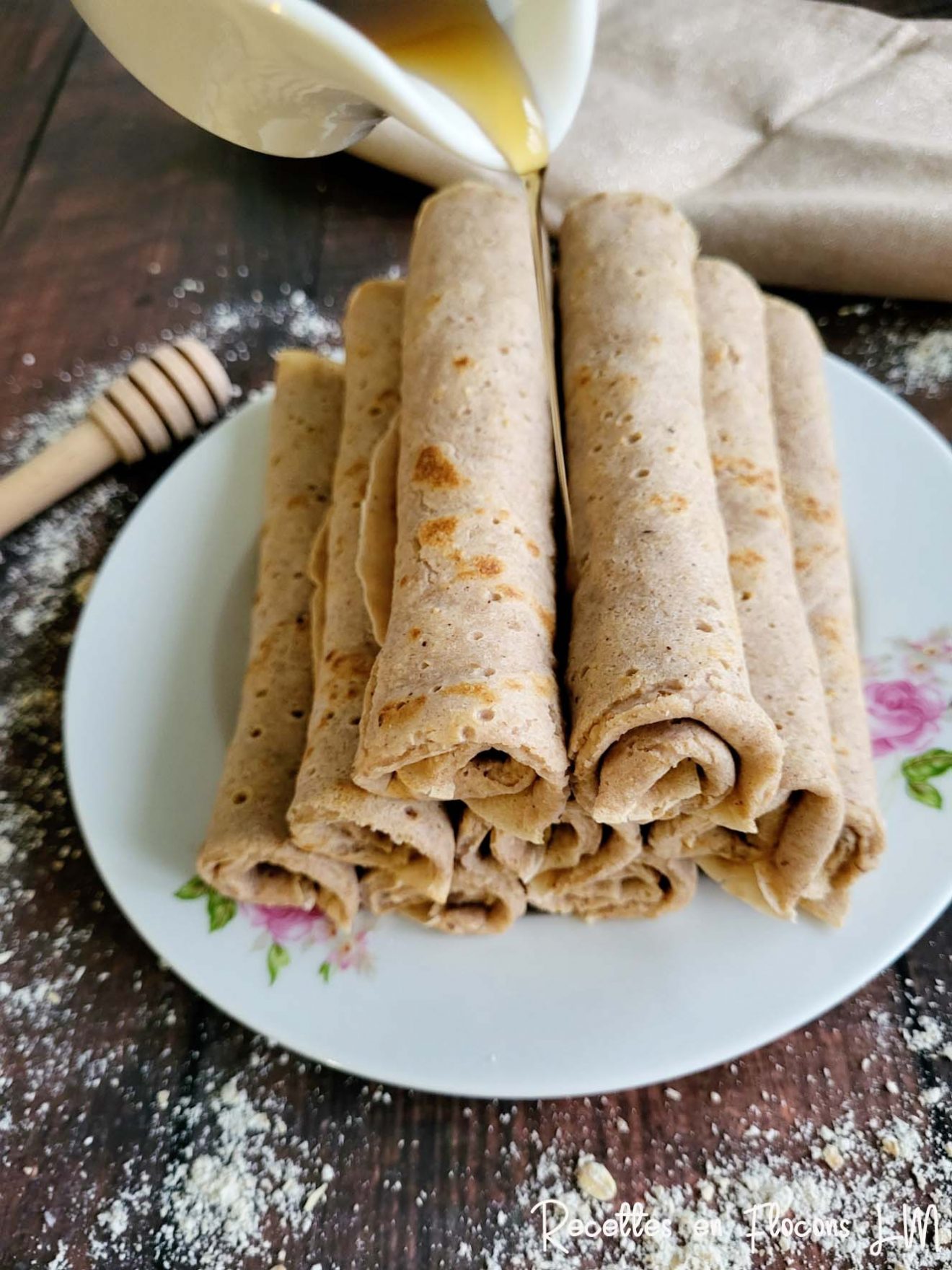 Crêpes à la châtaigne et au son d&amp;#39;avoine - RECETTES EN FLOCONS
